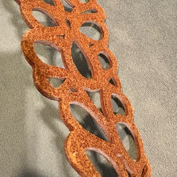 Garnet Hill Cognac Leather Belt - Picture 2 of 3